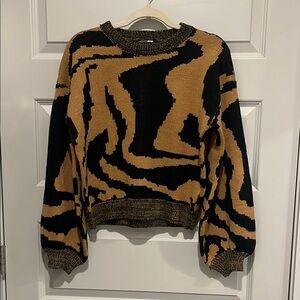 Fashion Nova Zebra Sweater S